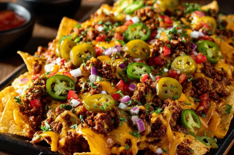 Chili Cheese Nachos (Loaded, Cheesy & Perfect for Game Day!)