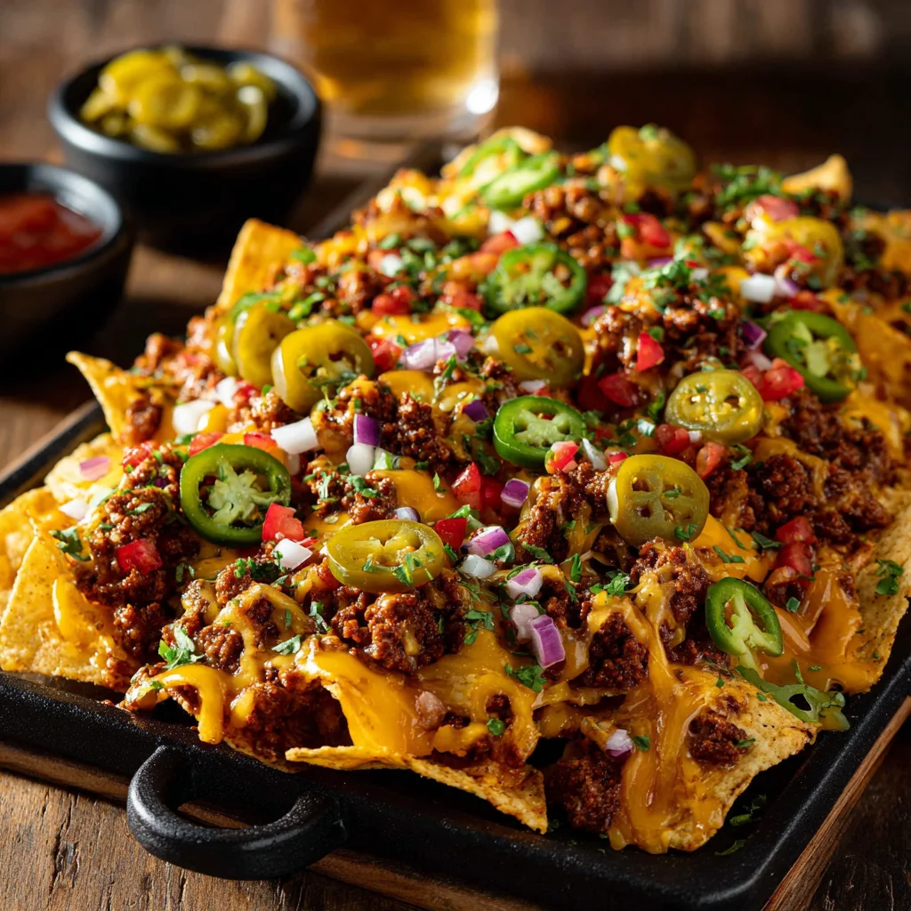 Cheesy Chili Nachos