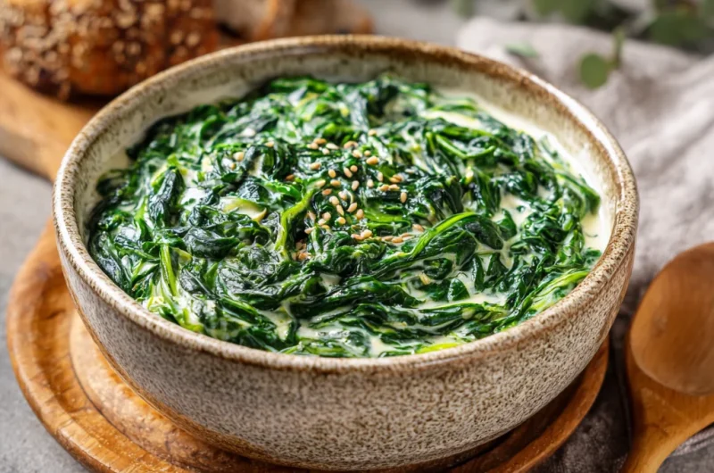 Creamy Spinach Recipes (Steakhouse Creamed Spinach)