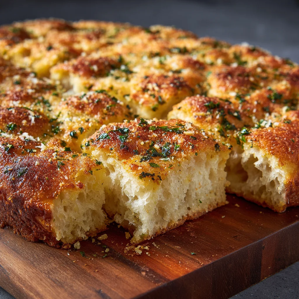 Garlic Parmesan Focaccia