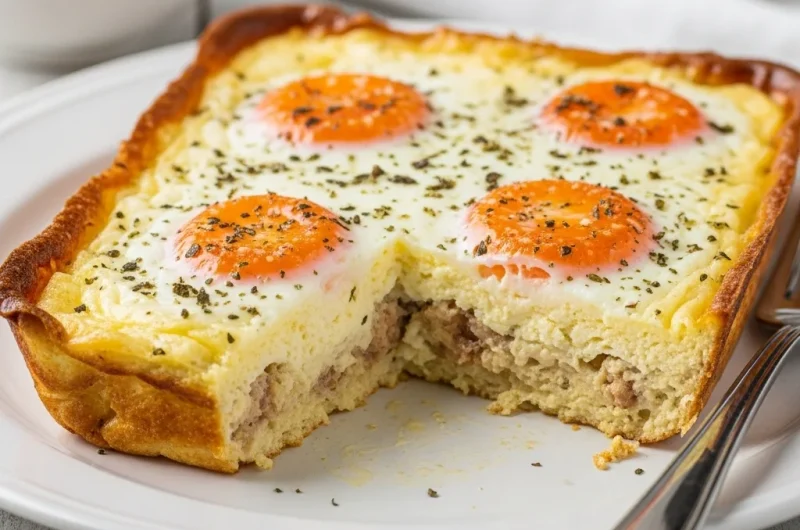 Greek Egg Casserole – A Comforting Mediterranean Breakfast Bake