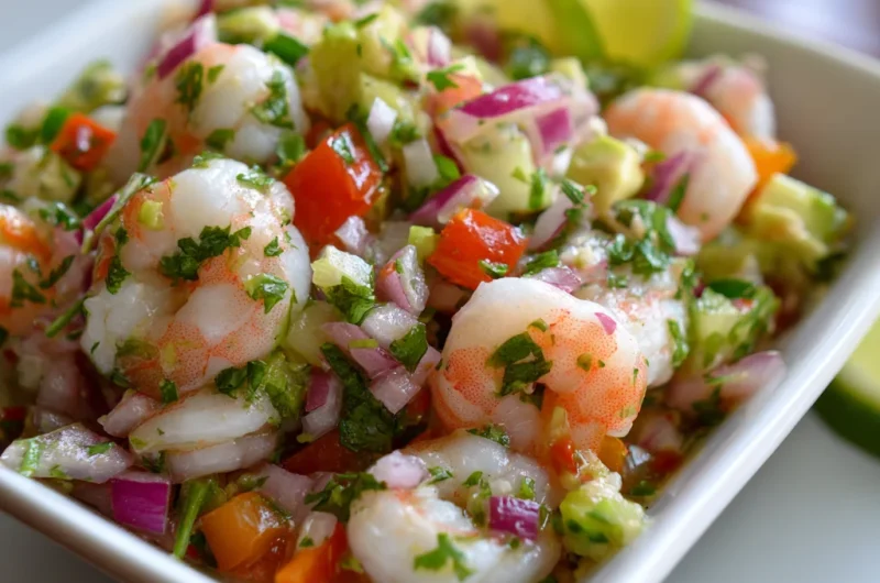 Easy Shrimp Ceviche Recipe (Mexican Style)