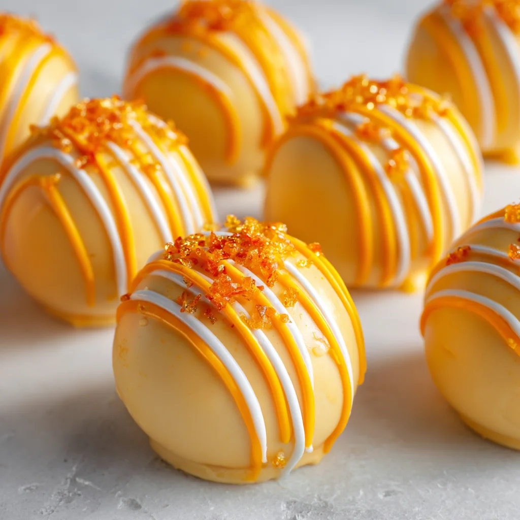 Mixing cookie crumbs, cream cheese, and orange zest for creamsicle truffles.
