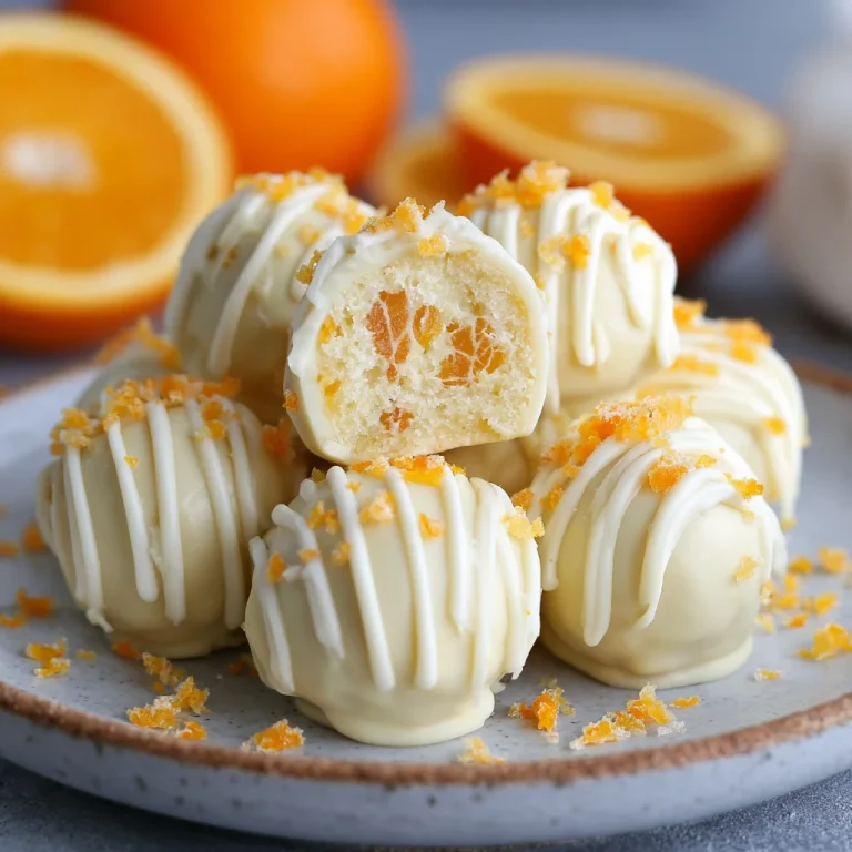 Orange Creamsicle Truffle