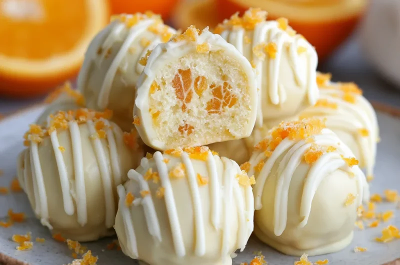 No-Bake Orange Creamsicle Truffles (Bright, Creamy & Irresistibly Easy!)