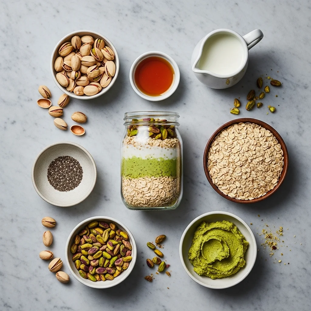 ingredients Pistachio Overnight Oats