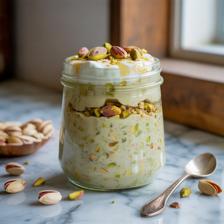 Pistachio Overnight Oats