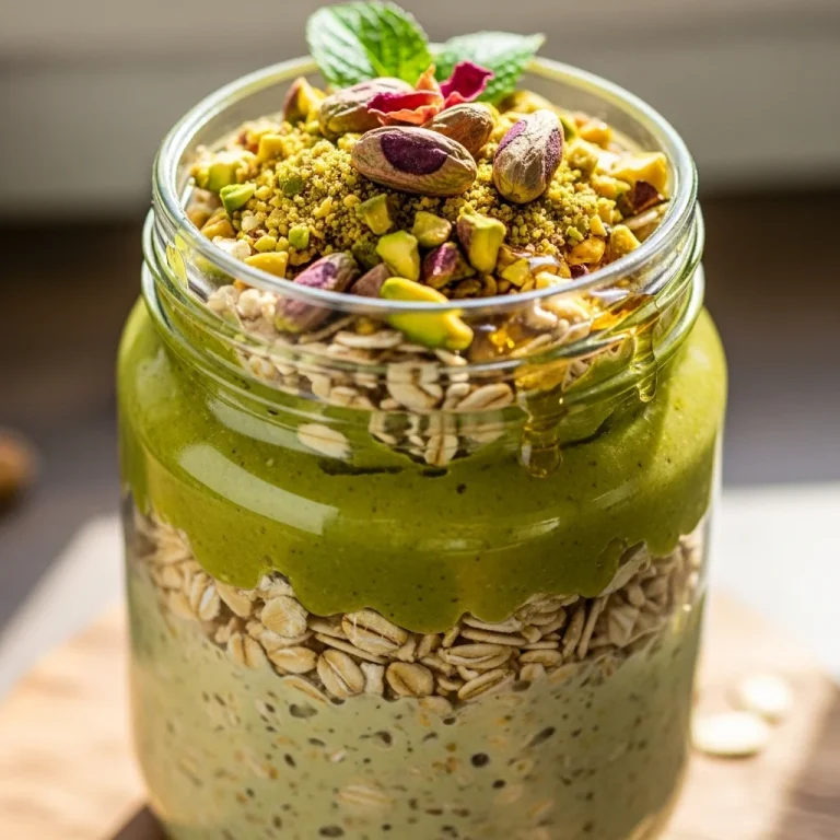 Pistachio Overnight Oats