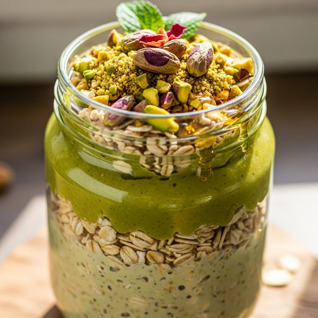 Pistachio Overnight Oats