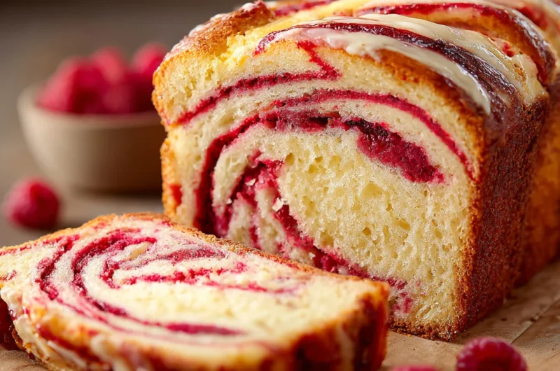 Raspberry Swirl Brioche Loaf Recipe