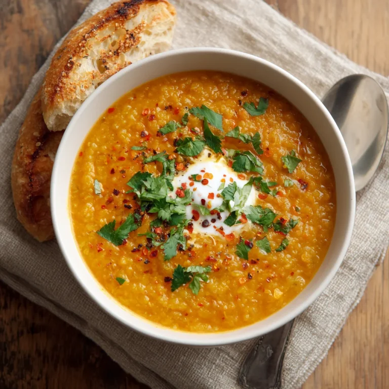 Red Lentil Soup Recipe