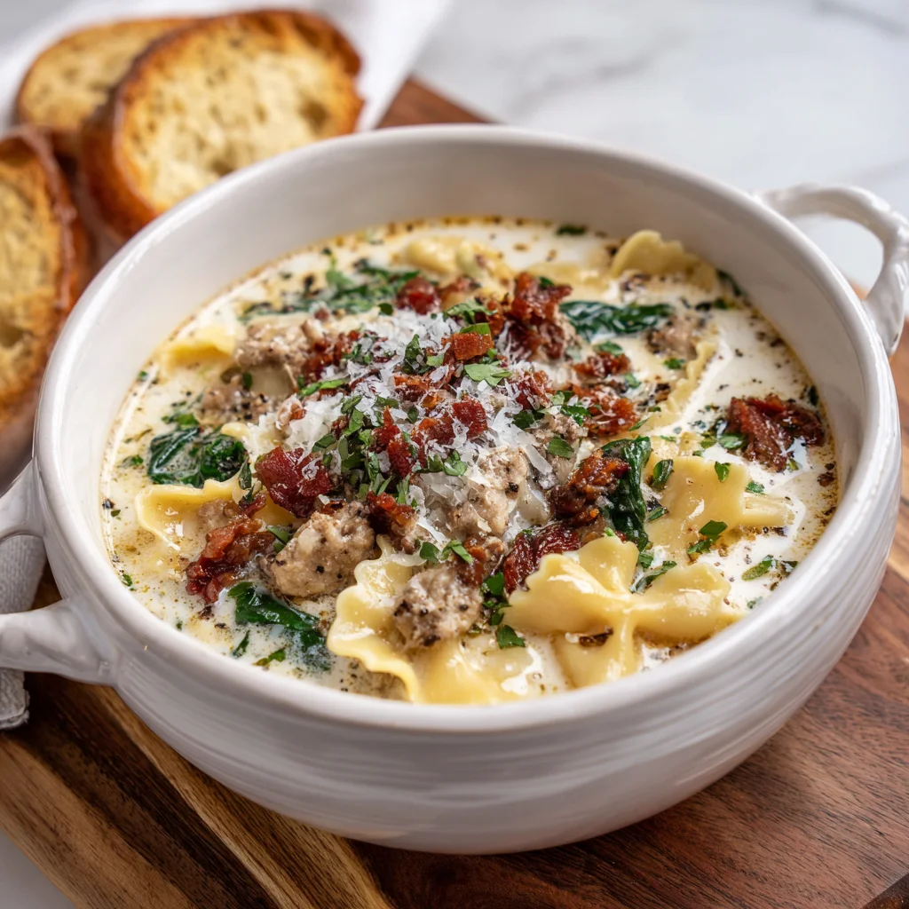 White Lasagna Soup Recipe