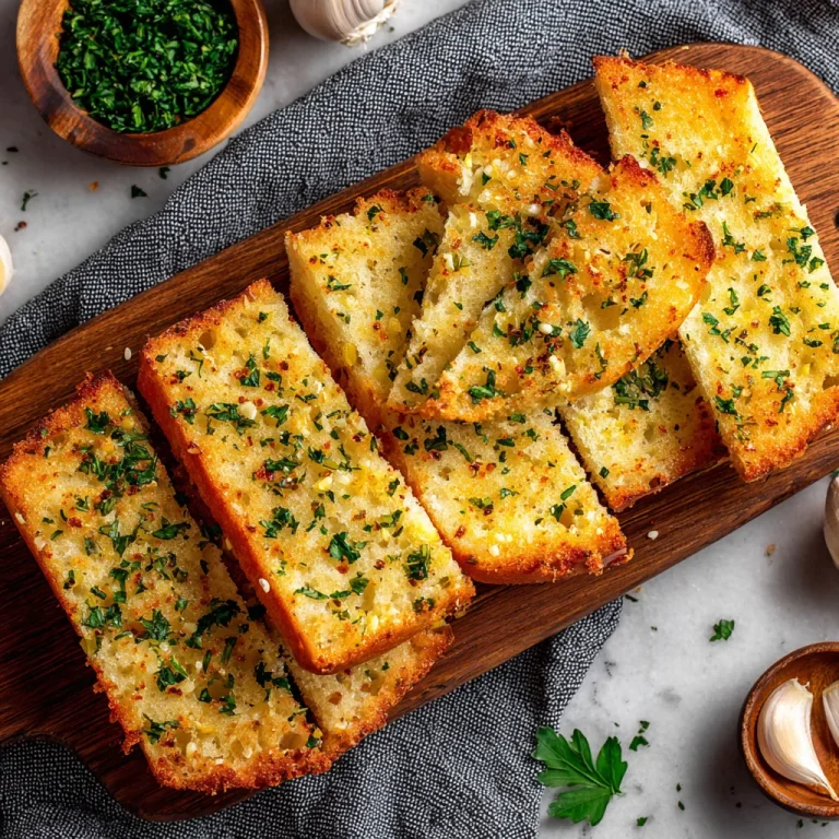 easy garlic bread recipe