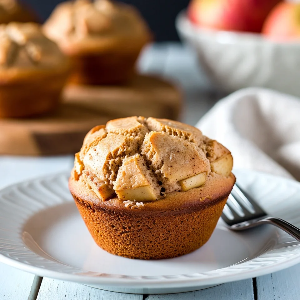 Apple Cinnamon Greek Yogurt Muffins Recipe final serving