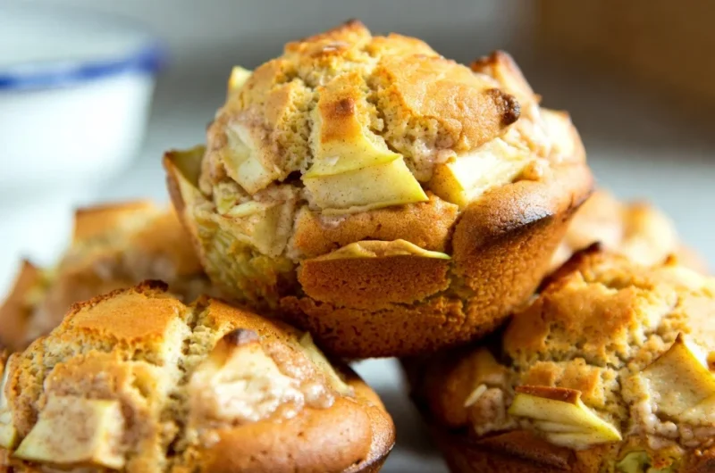 Apple Cinnamon Greek Yogurt Muffins Recipe