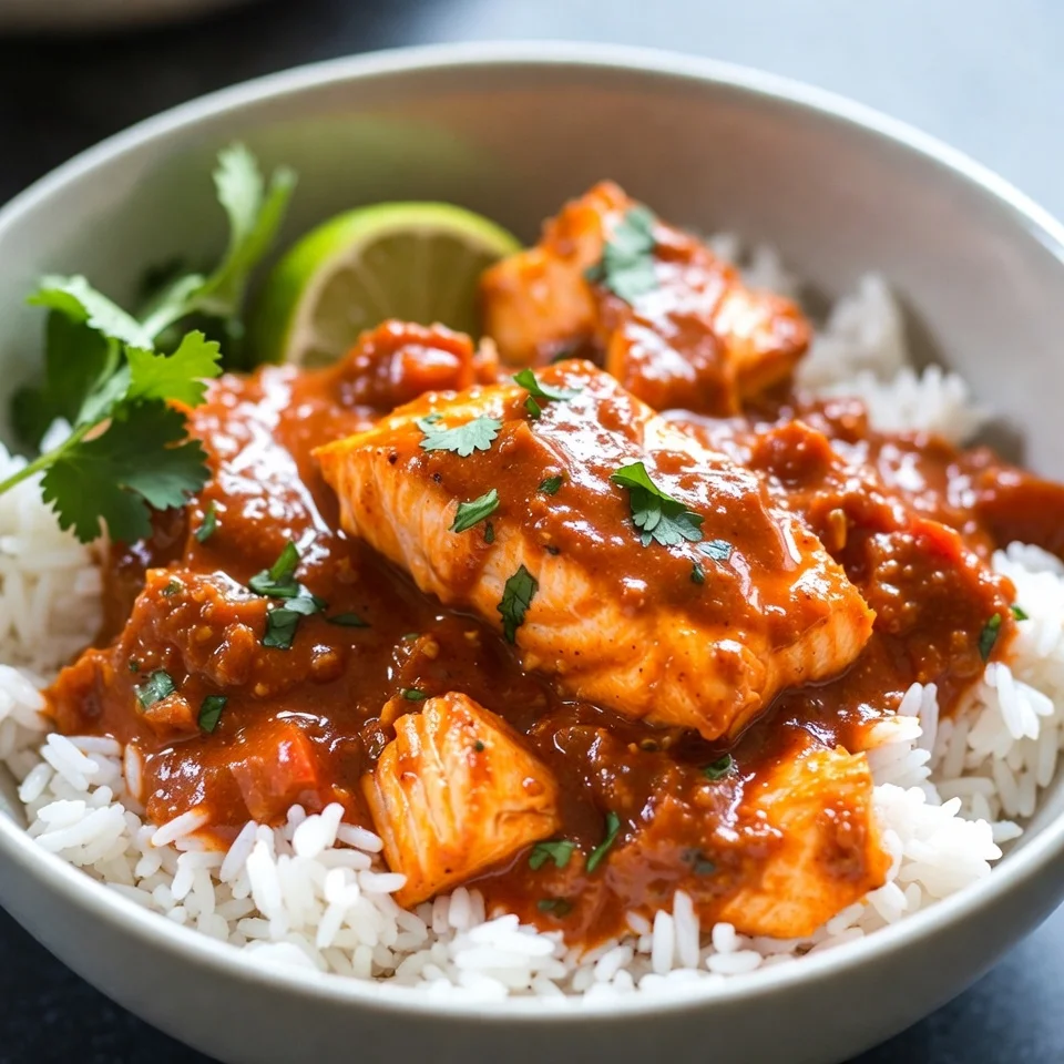Coconut Red Curry Salmon Recipe