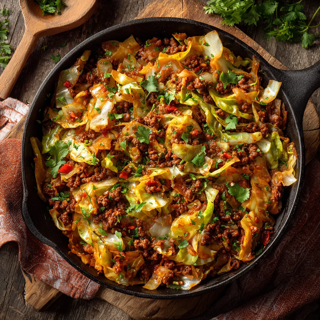 Cowboy Cabbage Skillet Recipe