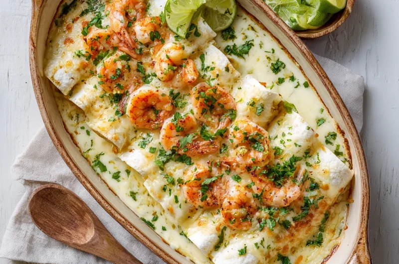 Creamy Shrimp Enchiladas