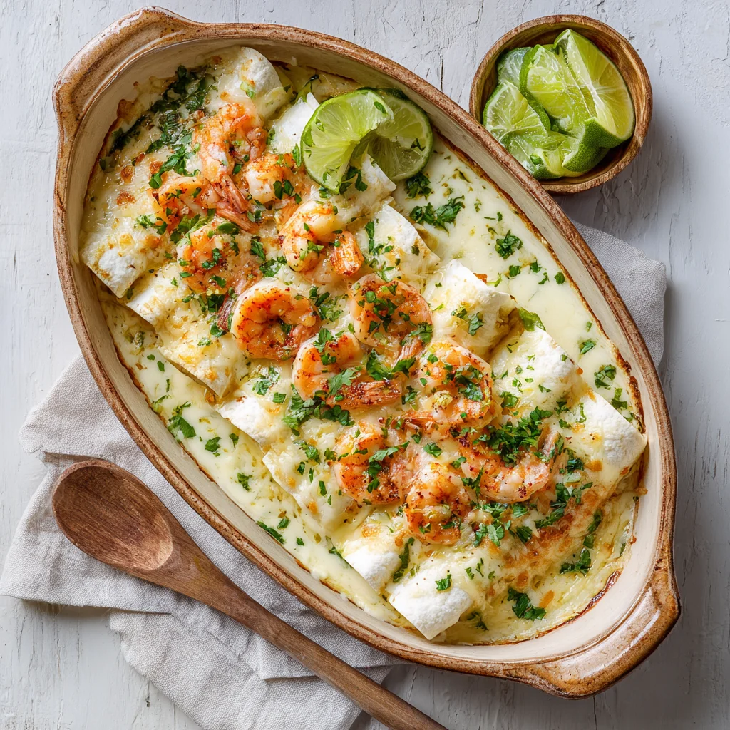 Creamy Shrimp Enchiladas