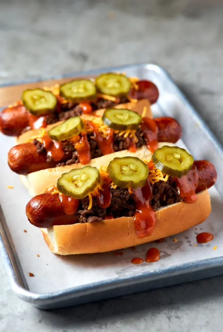 Delicious Big Mac Hot Dogs