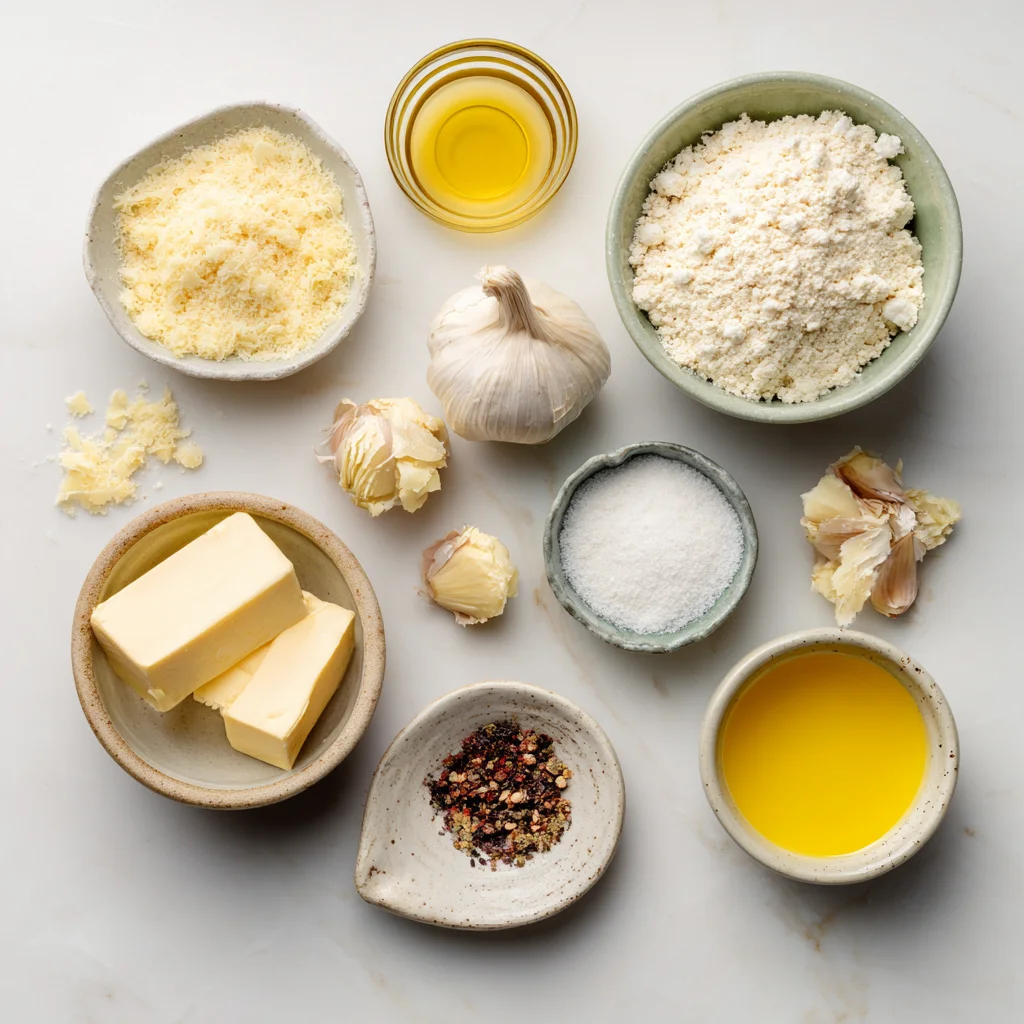 Ingredients Golden Garlic Parmesan Cruffins Recipe