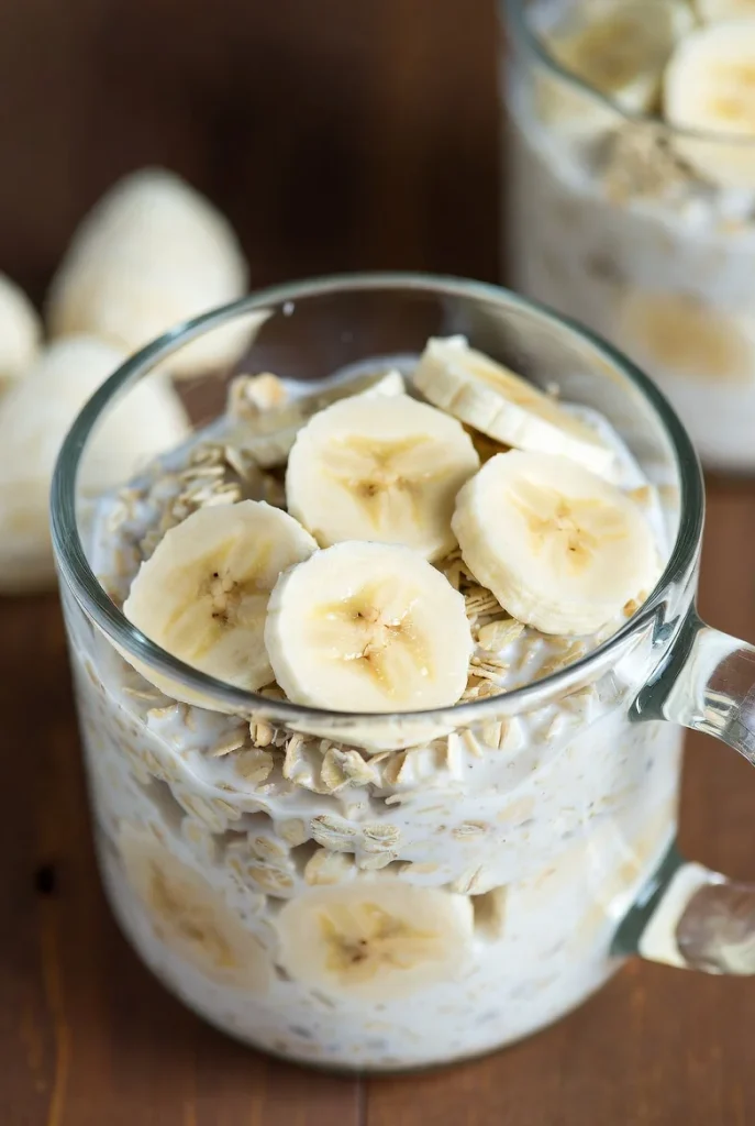 Healthy Banana Overnight Oats