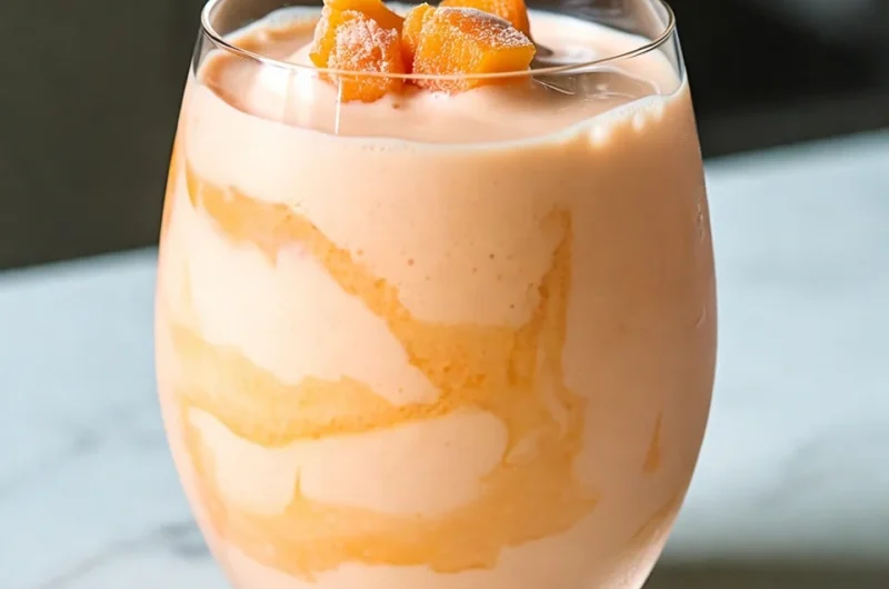 Peach Smoothie with Frozen Peaches Recipe