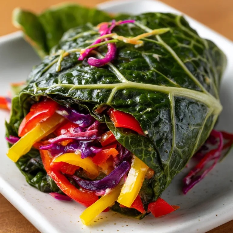 Rainbow Collard Green Wrap