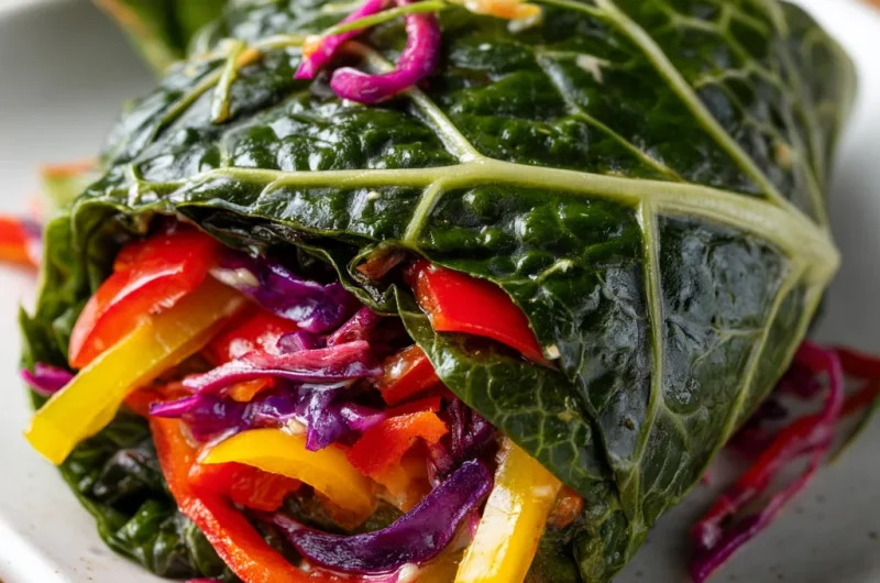 Rainbow Collard Green Wrap Recipe