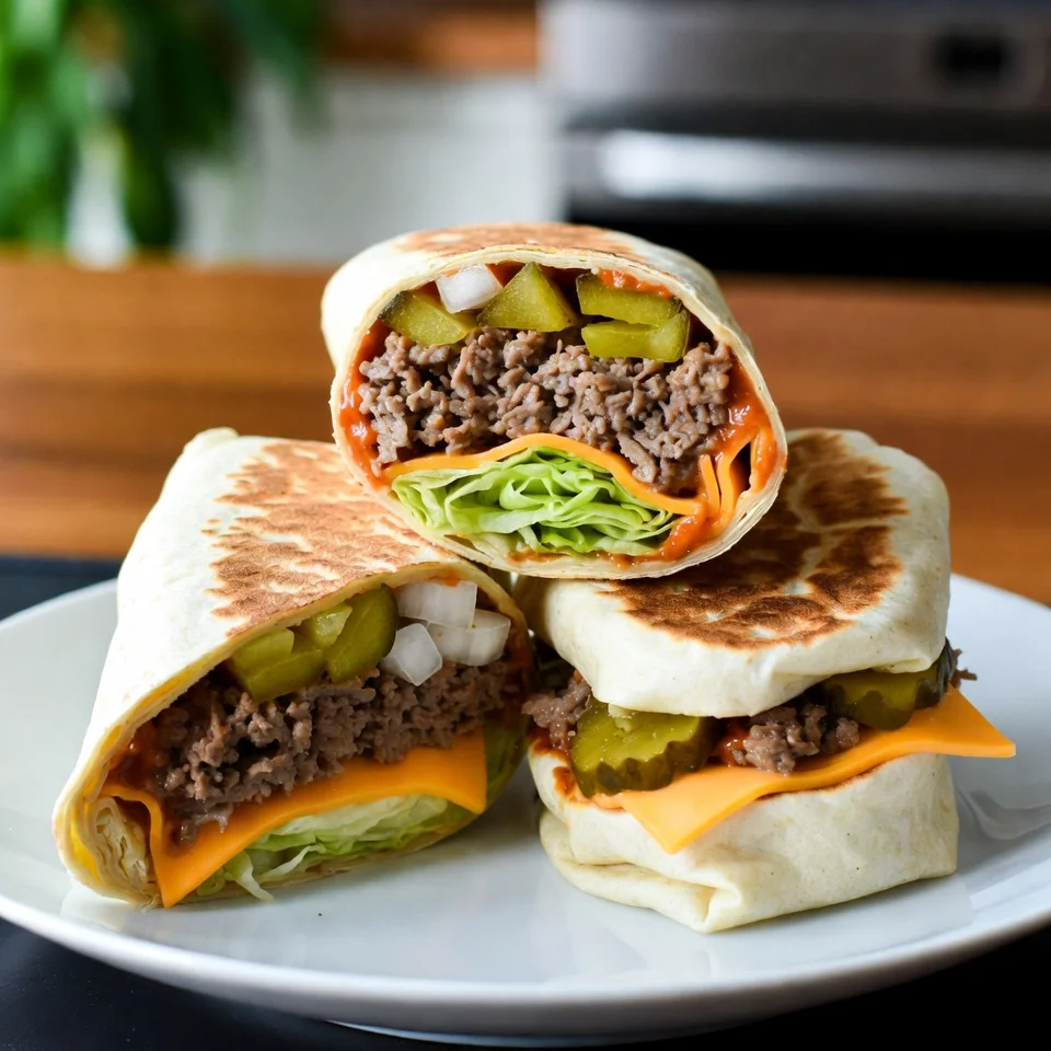 final serving Big Mac Wraps Recipe