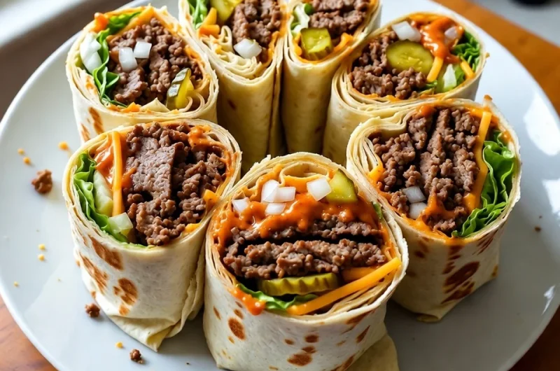 Big Mac Wraps Recipe Easy Delicious Meal Idea