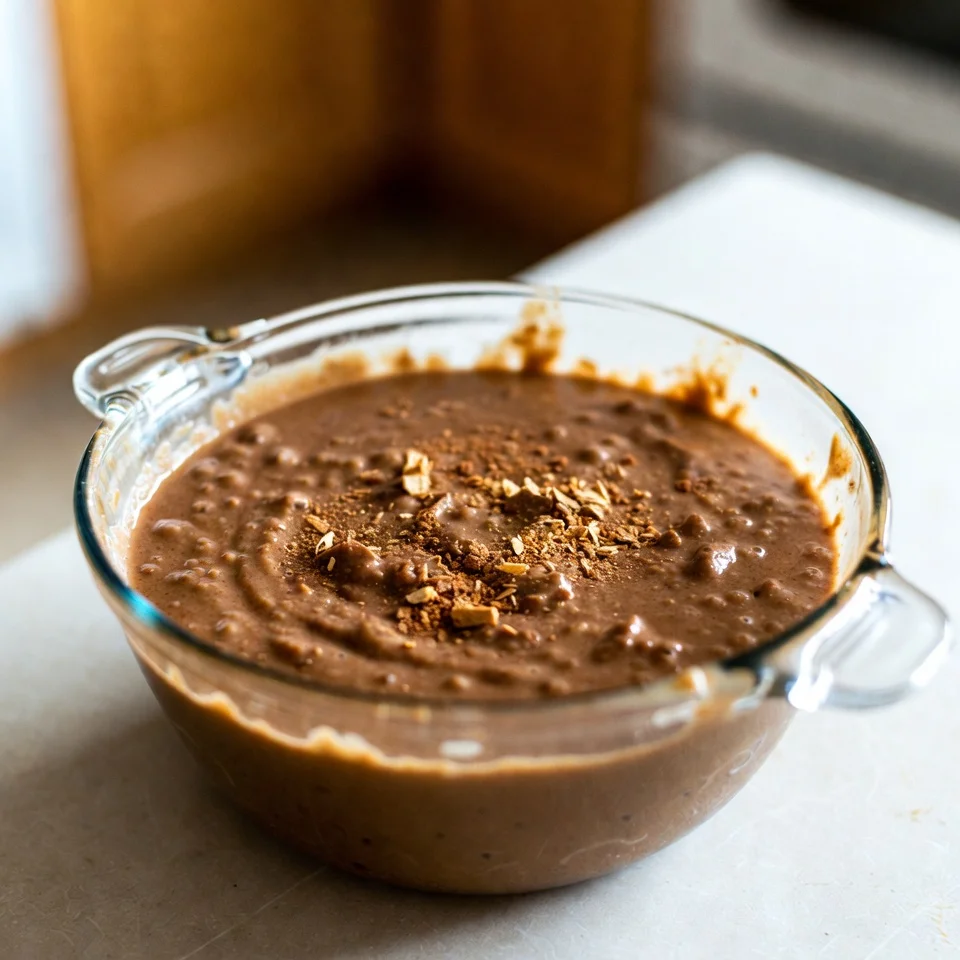 mix all wet ingredients Healthy Gingerbread Coffee Cake