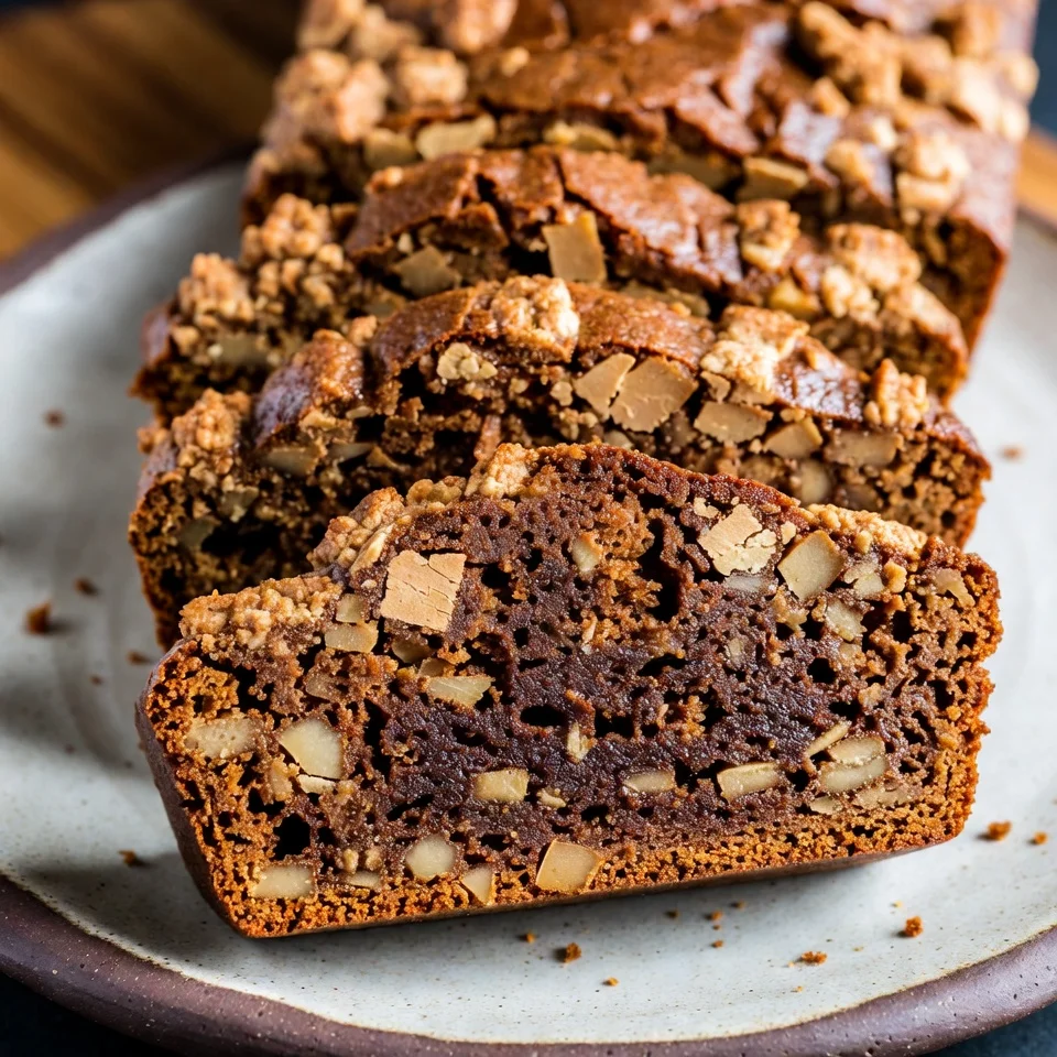 Healthy Gingerbread Coffee Cake final serving