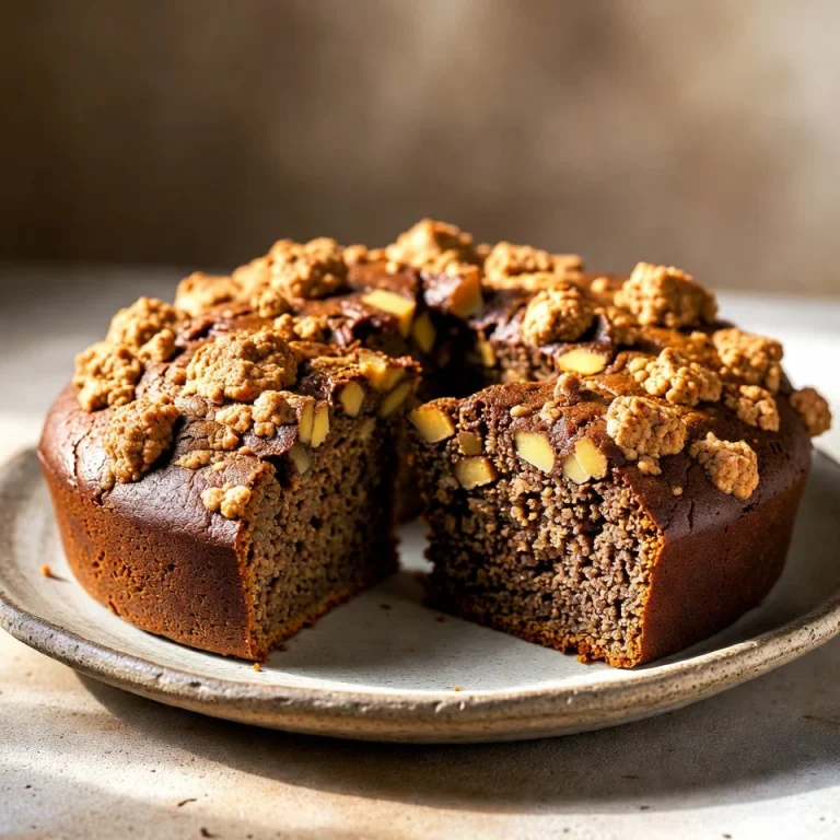 Healthy Gingerbread Coffee Cake