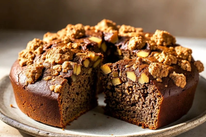 Healthy Gingerbread Coffee Cake Recipe